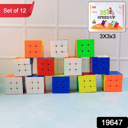 357 Speed Rubik’s Cubes 3x3x3x (Set of 12)